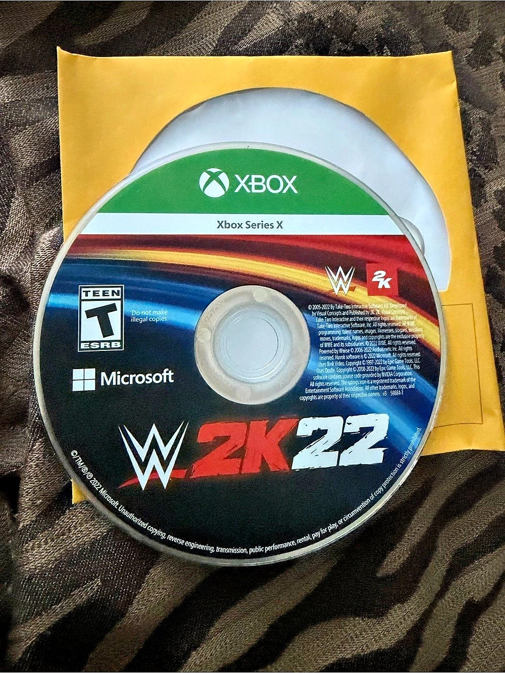 Microsoft WWE 2K22 Xbox Series X Video Game